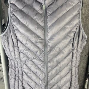 32 Degrees HEAT Women’s Packable Puffer Vest Quilted Lavender Size Large